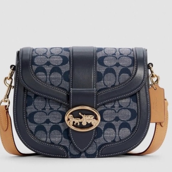 Coach Handbags - Coach Georgie Saddle Bag